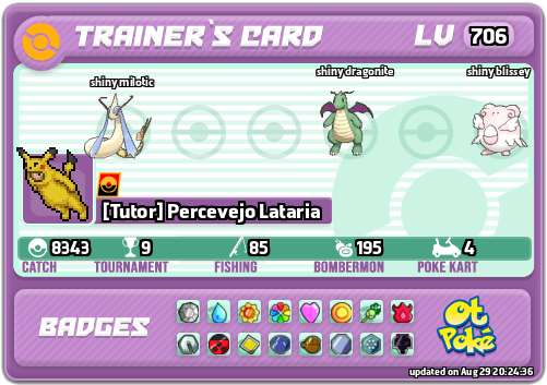 [Tutor] Percevejo Lataria Card otPokemon.com