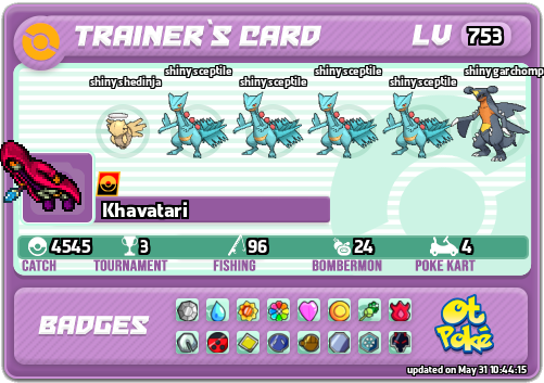 Khavatari Card otPokemon.com