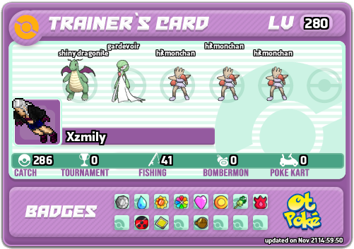 Xzmily Card otPokemon.com