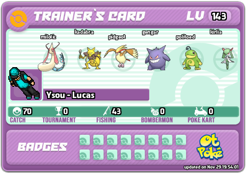 Ysou - Lucas Card otPokemon.com