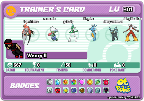 Wenry II Card otPokemon.com