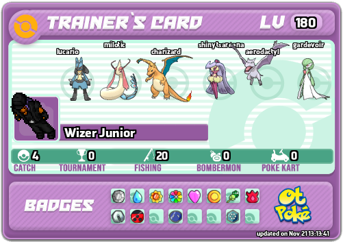 Wizer Junior Card otPokemon.com