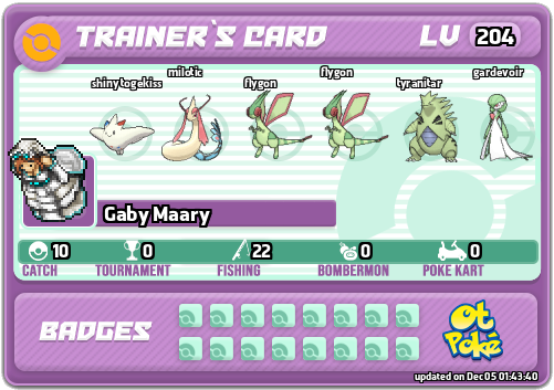 Gaby Maary Card otPokemon.com