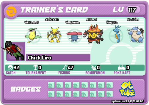 Chick Liro Card otPokemon.com