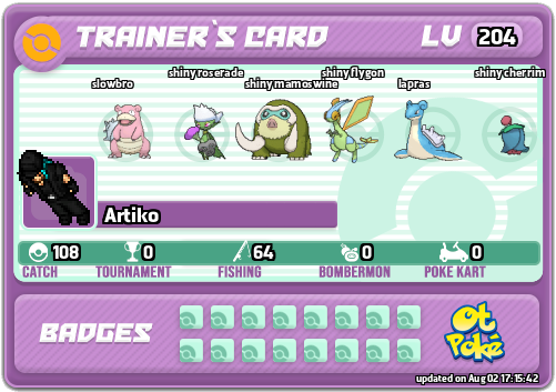 Artiko Card otPokemon.com
