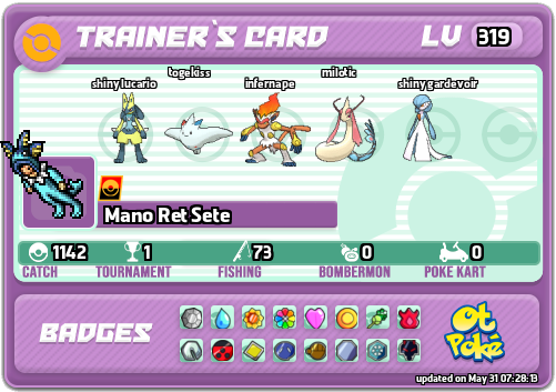 Mano Ret Sete Card otPokemon.com