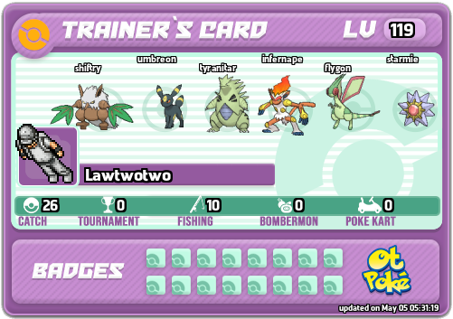 Lawtwotwo Card otPokemon.com