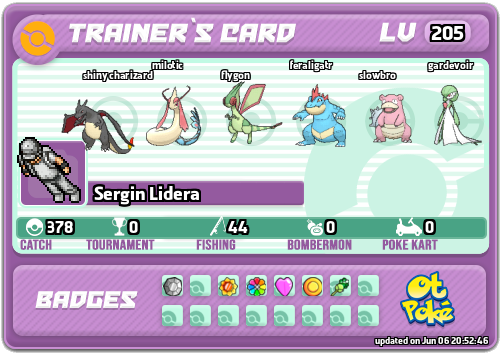 Sergin Lidera Card otPokemon.com