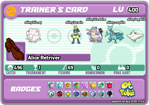 Alice Retriver Card otPokemon.com