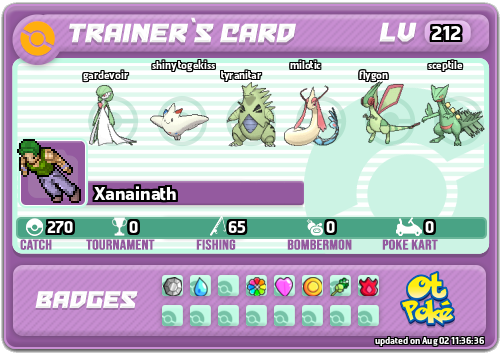 Xanainath Card otPokemon.com