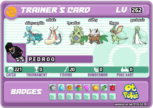 P E D R O O Card otPokemon.com