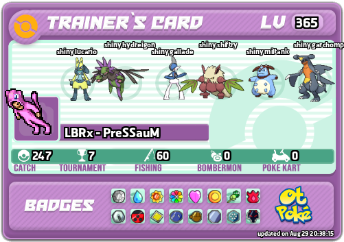 LBRx - PreSSauM Card otPokemon.com