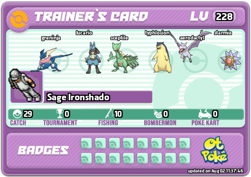 Sage Ironshado Card otPokemon.com