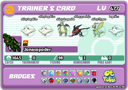 Jonasopoder Card otPokemon.com